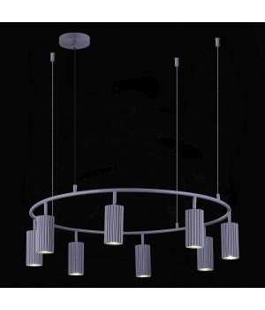 SL1213.703.08 Светильник подвесной ST-Luce Серый/Серый GU10 8*5W 4000K KENDO-foto5