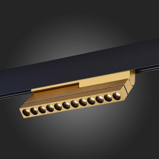 ST805.236.12 Магнитный трековый светильник Золотистый LED 1*12W 3000K 450Lm Ra>90 36° IP20 L220xW22xH117 48VV SKYLINE 48-foto5