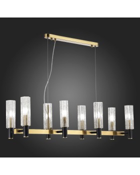 SL1238.303.08 Люстра подвесная ST-Luce Латунь/Кракелированное стекло E14 8*40W CASALI-foto5