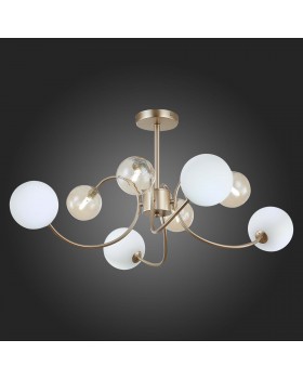 SLE220922-08 Люстра потолочная Золотистый/Белый, Янтарный G9 8*5W FORMAE-foto5