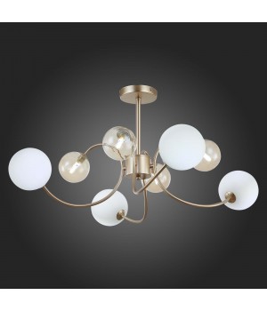 SLE220922-08 Люстра потолочная Золотистый/Белый, Янтарный G9 8*5W FORMAE-foto5