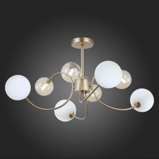 SLE220922-08 Люстра потолочная Золотистый/Белый, Янтарный G9 8*5W FORMAE-foto5