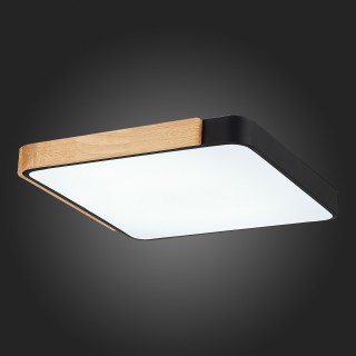SLE201242-01 Светильник потолочный Черный, Светлое дерево/Белый LED 1*42W 3000K/4000K/6000K FESTA-foto3