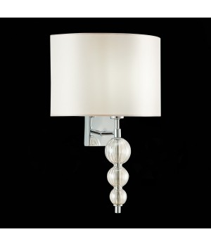 SLE105701-01 Бра Хром/Светло-бежевый E14 1*40W RAMER-foto3