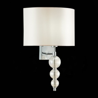 SLE105701-01 Бра Хром/Светло-бежевый E14 1*40W RAMER-foto3