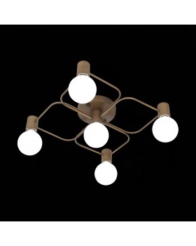 SL413.202.05 Люстра потолочная ST-Luce Латунь E27 5*40W TAVERE-foto7