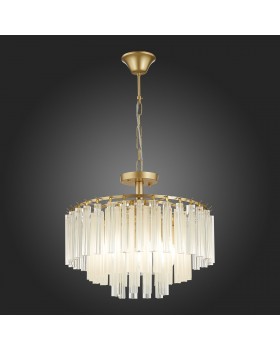 SLE260103-05 Люстра подвесная Шампань/Шампань, Прозрачный E14 5*40W REGGIO-foto6