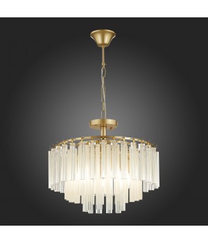 SLE260103-05 Люстра подвесная Шампань/Шампань, Прозрачный E14 5*40W REGGIO-foto6