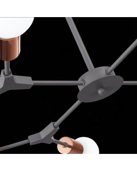 SLE106403-08 Люстра подвесная Серый, Розовое золото E27 8*60W PALARE-foto8