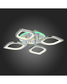 SLE501012-04RGB Светильник потолочный Хром/Белый LED 1*80W RGB 7W 3000-6000K RITA-foto7