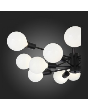 SL419.402.16 Люстра потолочная Черный E27 16*60W ANO-foto8