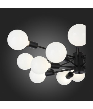 SL419.402.16 Люстра потолочная Черный E27 16*60W ANO-foto8