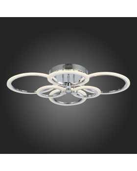 SLE500512-06 Светильник потолочный Хром/Белый LED 1*132W 3000-6000K CERINA-foto8