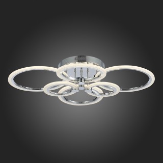 SLE500512-06 Светильник потолочный Хром/Белый LED 1*132W 3000-6000K CERINA-foto8