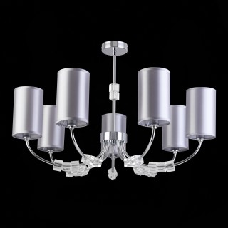 SLE156002-07 Люстра потолочная Хром/Серый E14 7*40W EMMI-foto10