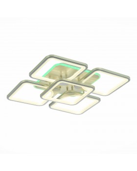 SLE500492-05RGB Светильник потолочный Серебристый/Белый LED 1*170W RGB 10W 3000-6000K VALIA
