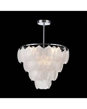 SLE104102-06 Люстра потолочная Хром/Белый E14 6*60W CHILLE-foto11