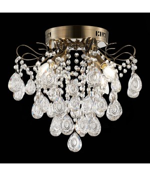 SLE160102-04 Светильник потолочный Бронза/Прозрачный E14 4*60W KAME-foto9