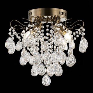 SLE160102-04 Светильник потолочный Бронза/Прозрачный E14 4*60W KAME-foto9