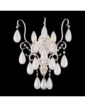 SLE160301-02 Светильник настенный Золотистый/Белый матовый E14 2*60W MAGONZA-foto4