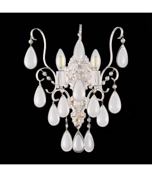 SLE160301-02 Светильник настенный Золотистый/Белый матовый E14 2*60W MAGONZA-foto4