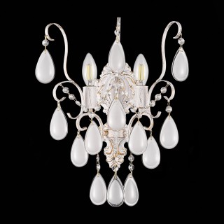 SLE160301-02 Светильник настенный Золотистый/Белый матовый E14 2*60W MAGONZA-foto4