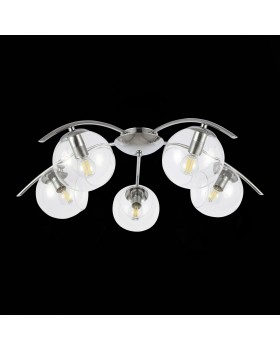 SLE102602-05 Люстра потолочная Хром/Прозрачный E14 5*40W RATELLA-foto5