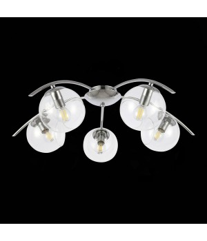 SLE102602-05 Люстра потолочная Хром/Прозрачный E14 5*40W RATELLA-foto5