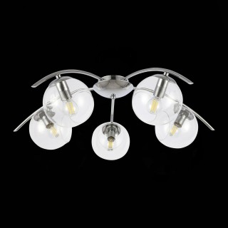 SLE102602-05 Люстра потолочная Хром/Прозрачный E14 5*40W RATELLA-foto5