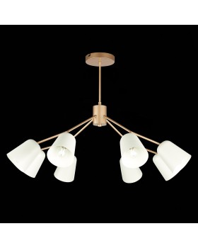 SLE155902-08 Люстра потолочная Золотистый/Белый E14 8*40W MARIO-foto13