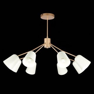 SLE155902-08 Люстра потолочная Золотистый/Белый E14 8*40W MARIO-foto13