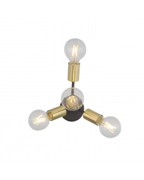 SL437.401.04 Бра ST-Luce Золотистый,Черный E27 4*60W FOGLIONE-foto3