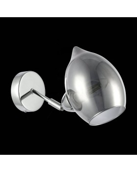 SLE102401-01 Бра Хром/Дымчатый E14 1*40W RINNO-foto4