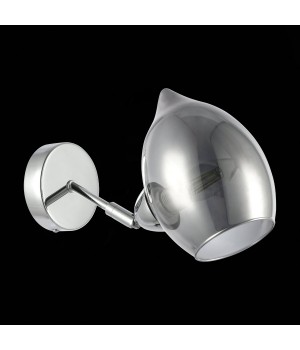 SLE102401-01 Бра Хром/Дымчатый E14 1*40W RINNO-foto4