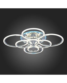 SLE500512-08RGB Светильник потолочный Хром/Белый LED 1*212W RGB 15W 3000-6000K CERINA-foto8