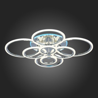 SLE500512-08RGB Светильник потолочный Хром/Белый LED 1*212W RGB 15W 3000-6000K CERINA-foto8