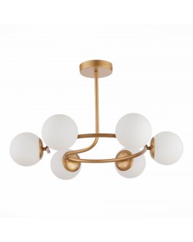 SLE220602-06 Люстра потолочная Золотистый/Белый E14 6*40W CALABRIA-foto2