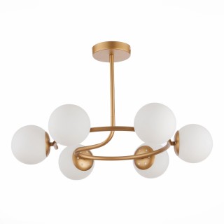 SLE220602-06 Люстра потолочная Золотистый/Белый E14 6*40W CALABRIA-foto2