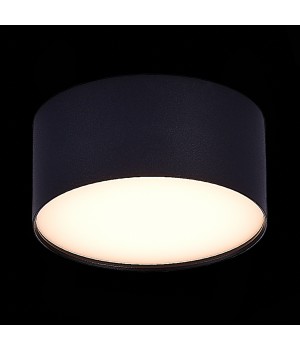 ST606.432.12 Светильник потолочный Черный LED 1*12W 3000K 1 080Lm Ra>85 120° IP20 D120xH55 185-265V Накладные светильники-foto3