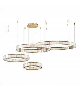 SL1622.303.04 Люстра подвесная ST-Luce Латунь/Прозрачный LED 1*190W 4000K TIVOLI-foto2