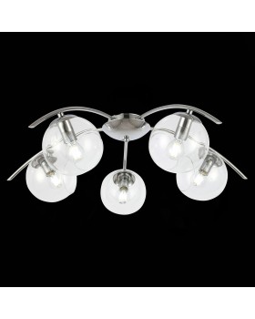 SLE102602-05 Люстра потолочная Хром/Прозрачный E14 5*40W RATELLA-foto4