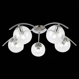 SLE102602-05 Люстра потолочная Хром/Прозрачный E14 5*40W RATELLA-foto4