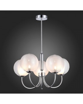 SLE1096-103-05 Светильник подвесной Хром/Прозрачный G9 5*5W AVEIRO-foto5