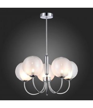 SLE1096-103-05 Светильник подвесной Хром/Прозрачный G9 5*5W AVEIRO-foto5