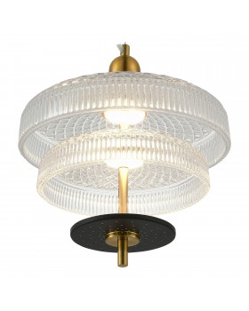 SL6122.313.01 Светильник подвесной ST-Luce Латунь/Прозрачный, Латунь LED 1*8W 3000K ORIENTAL-foto4