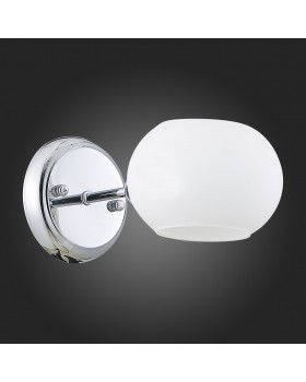 SLE104301-01 Светильник настенный Хром/Белый E14 1*40W LANTA-foto6