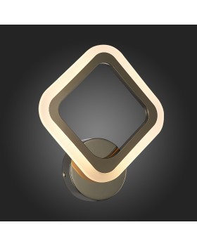 SLE500181-01 Бра Темный хром/Белый LED 1*16W 3000K/4000K/6000K SAMURO-foto5