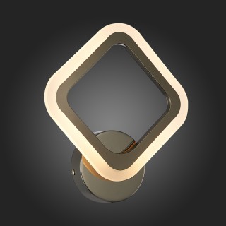 SLE500181-01 Бра Темный хром/Белый LED 1*16W 3000K/4000K/6000K SAMURO-foto5