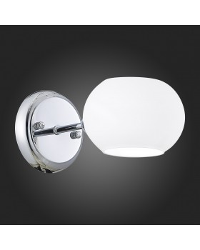 SLE104301-01 Светильник настенный Хром/Белый E14 1*40W LANTA-foto5