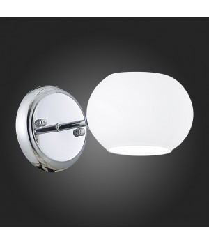 SLE104301-01 Светильник настенный Хром/Белый E14 1*40W LANTA-foto5